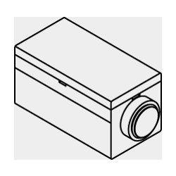 Viessmann Außenluft-Filterkasten DN 160... VIESSMANN-ZK01263  (Abb. 1)