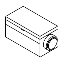 Viessmann Außenluft-Filterkasten DN 125... VIESSMANN-ZK01262  (Abb. 1)