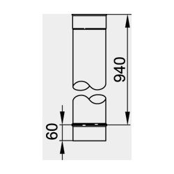 Viessmann Längenelement 250 einwandig, Systemgröße 150mm... VIESSMANN-9564699  (Abb. 1)