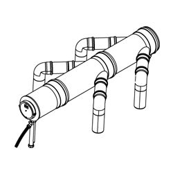 Viessmann Vitodens 200-W Gas-Brennwerttherme-Wandgerät Abgaskaskaden 4x80/100kW Blockaufstellung... VIESSMANN-ZK00690  (Abb. 1)