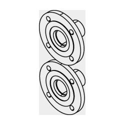Viessmann Übergangsflansch R 2", Nennweite DN 80, 7456326... VIESSMANN-7456326 4067764375443 (Abb. 1)