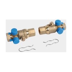 Viessmann Heizwasserarmatur Aufputzmontage 3/4", 2 Stück, 7817529... VIESSMANN-7817529  (Abb. 1)