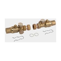 Viessmann Heizwasserarmatur Aufputzmontage 3/4", 2 Stück, 7820125... VIESSMANN-7820125  (Abb. 1)