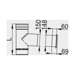 Viessmann Zugregler rund mit Anschluss-Stück einwandig, Systemgröße 130mm... VIESSMANN-9564678  (Abb. 1)