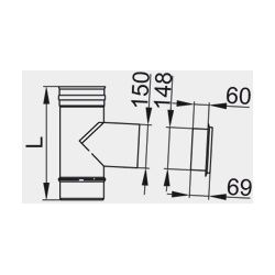 Viessmann Zugregler rund mit Anschluss-Stück einwandig, Systemgröße 150mm... VIESSMANN-9564679  (Abb. 1)