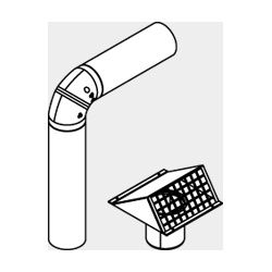 Viessmann Außenwandblende kompakt DN 180, EPP... VIESSMANN-ZK01841  (Abb. 1)