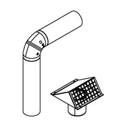 Viessmann Außenwandblende kompakt DN 160, EPP... VIESSMANN-ZK01840  (Abb. 1)