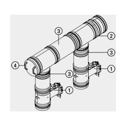 Viessmann Abgaskaskaden-Set DN 200/250, ZK02860... VIESSMANN-ZK02860  (Abb. 1)