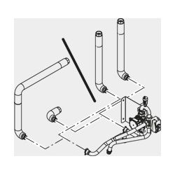 Viessmann Einbau-Kit mit Mischer für Inneneinheit G 1 1/4", ZK02958... VIESSMANN-ZK02958  (Abb. 1)