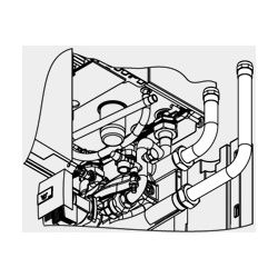 Viessmann Rohrbögen DN 40 Set für Anschluss oben/unten, ZK03676... VIESSMANN-ZK03676  (Abb. 1)