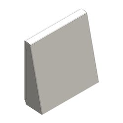 Viessmann Edelstahlaußenwandblende eckig Zugluftschutz... VIESSMANN-ZK04639  (Abb. 1)