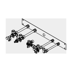 Viessmann Armaturen-Bausatz Kompakt Unterputz EU/CH, ZK04934... VIESSMANN-ZK04934  (Abb. 1)