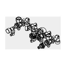 Viessmann Armaturen-Bausatz Kombi Aufputz EU/CH, ZK04925... VIESSMANN-ZK04925  (Abb. 1)