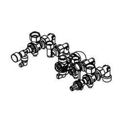 Viessmann Armaturen-Bausatz Kombi Aufputz EU/CH... VIESSMANN-ZK04925  (Abb. 1)