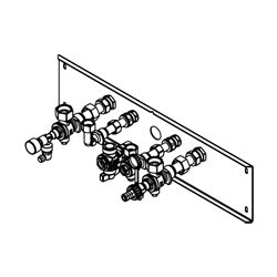 Viessmann Armaturen-Bausatz Kombi Unterputz EU... VIESSMANN-ZK04926  (Abb. 1)