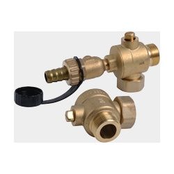 Viessmann HV HR Eckhahn mit KFE und Stopfen... VIESSMANN-7829806  (Abb. 1)