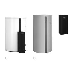 Viessmann Vitocell 120-E SVW Heizwasser-Pufferspeicher 910l S1, Vitopearlwhite, mit Frischwasserm... VIESSMANN-Z029518  (Abb. 1)