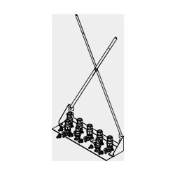 Viessmann Montagehilfe Aufputz-Montagematerial 600mm, ZK06210... VIESSMANN-ZK06210  (Abb. 1)