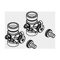 Viessmann Kugelhahn-Set, für Vor- und Rücklauf, mit Entleerung und Entlüftung... VIESSMANN-ZK06057  (Abb. 1)
