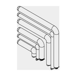 Viessmann Anschluss-Set Aufputz nach links, ZK06059... VIESSMANN-ZK06059  (Abb. 1)