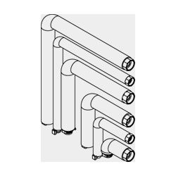 Viessmann Anschluss-Set Aufputz nach rechts, ZK06060... VIESSMANN-ZK06060  (Abb. 1)