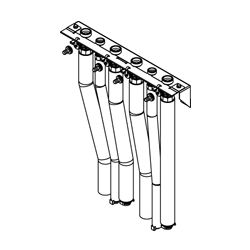 Viessmann Montagehilfe Aufputz nach oben... VIESSMANN-ZK06061  (Abb. 1)