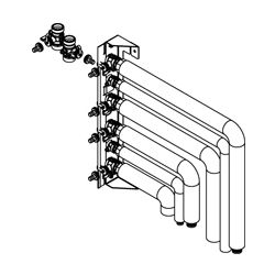 Viessmann Montagehilfe Aufputz nach links 2C... VIESSMANN-ZK06226  (Abb. 1)