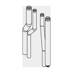 Viessmann Anschluss-Set Aufputz nach oben, 1 Heizkreis, ZK06401... VIESSMANN-ZK06401  (Abb. 1)