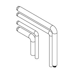 Viessmann Anschluss-Set Aufputz nach links, 1 Heizkreis... VIESSMANN-ZK06402  (Abb. 1)