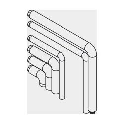 Viessmann Anschluss-Set Aufputz nach links 2 Heizkreise, ZK06405... VIESSMANN-ZK06405  (Abb. 1)