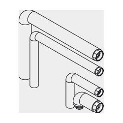 Viessmann Anschluss-Set Aufputz nach rechts 1 Heizkreis, ZK06403... VIESSMANN-ZK06403  (Abb. 1)