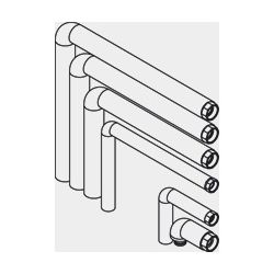 Viessmann Anschluss-Set Aufputz nach rechts, 2 Heizkreise, ZK06406... VIESSMANN-ZK06406  (Abb. 1)