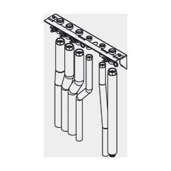 Viessmann Montagehilfe Aufputz nach oben, 2 Heizkreise, ZK06410... VIESSMANN-ZK06410  (Abb. 1)