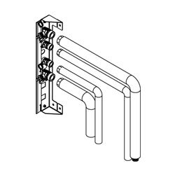 Viessmann Montagehilfe Aufputz nach links, 1 Heizkreis... VIESSMANN-ZK06408  (Abb. 1)