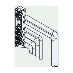 Viessmann Montagehilfe Aufputz nach links, 2 Heizkreise... VIESSMANN-ZK06411  (Abb. 1)