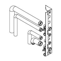 Viessmann Montagehilfe Aufputz nach rechts, 1 Heizkreis... VIESSMANN-ZK06409  (Abb. 1)