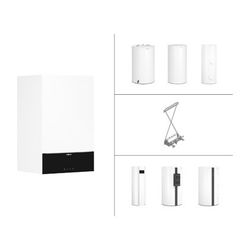 Viessmann Paket Vitodens 200-W B2HF Gas-Brennwertgerät 25kW mit Edelstahlwärmet., inkl. Vitocell ... VIESSMANN-Z024435  (Abb. 1)