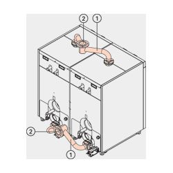 Viessmann Hydraulische Systemverrohrung DN 50/80... VIESSMANN-ZK03280  (Abb. 1)