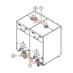 Viessmann Hydraulische Systemverrohrung DN 50/80... VIESSMANN-ZK03280  (Abb. 1)