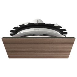 Viessmann Zu- und Abluftventil quadratisch, max. Volumenstrom 60 m3/h, Nussbaum... VIESSMANN-7974013 4067764267953 (Abb. 1)