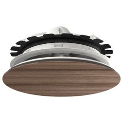 Viessmann Zu- und Abluftventil rund, max. Volumenstrom 60 m3/h, Nussbaum... VIESSMANN-7974012 4067764267946 (Abb. 1)
