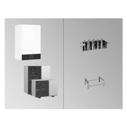 Viessmann Hybrid-Wärmepumpenpaket Vitocal 150-A Hybrid A04, R290, 4kW bei A7/W35, Montagehilfe, H... VIESSMANN-Z033037  (Abb. 1)