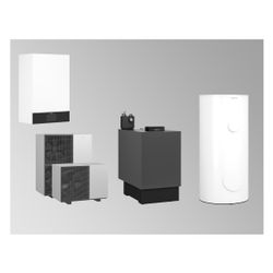 Viessmann Hybrid-Wärmepumpenpaket Vitocal 150-A Hybrid A08, R290, mit Vitoladens 300-C 29kW mod. ... VIESSMANN-Z033081  (Abb. 1)