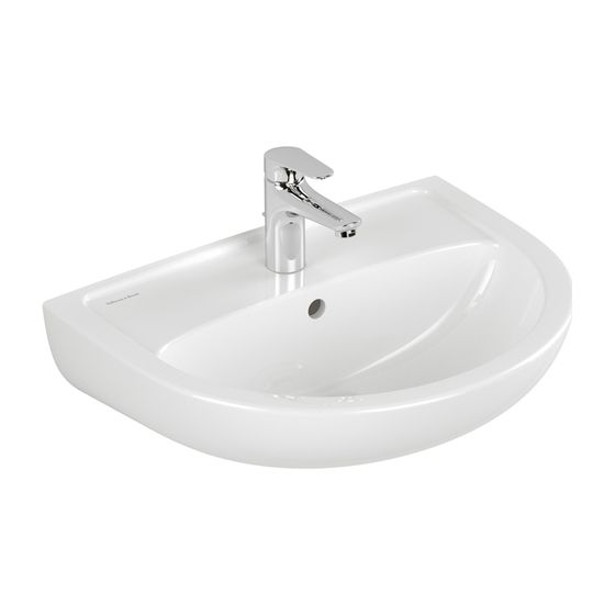 Villeroy & Boch Waschbecken Newo 550x435 mm Oval 1 Hahnloch mit Überlauf Keramik Weiß Alpin glänzend