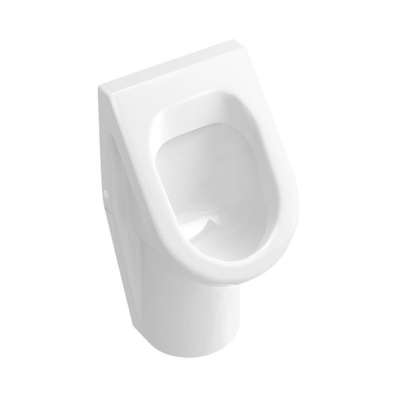 Villeroy & Boch Absaug-Urinal Architectura 25 385x355x620mm Oval mit Zielobjekt, Zulauf verdeckt, Weiß Alpin CeramicPlus