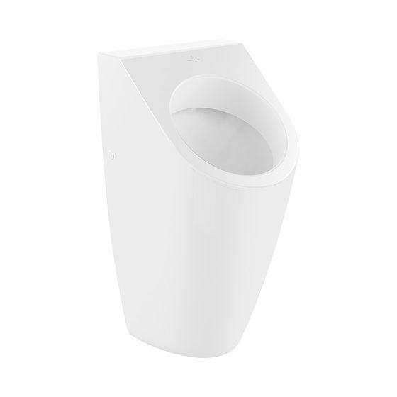 Villeroy & Boch Absaug-Urinal Architectura 355x325x680mm Oval, Zulauf verdeckt Weiß Alpin