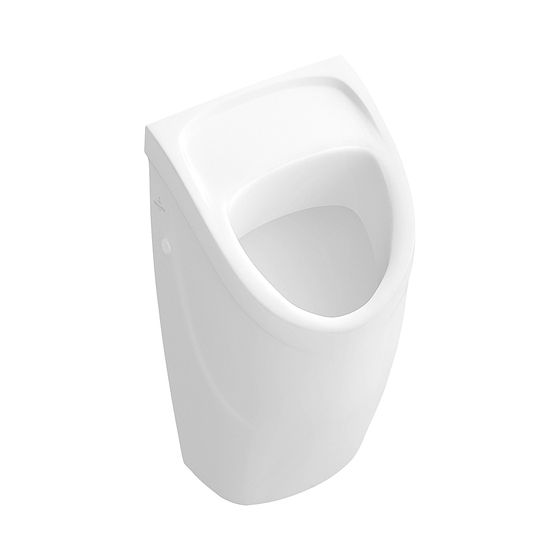Villeroy & Boch Absaug-Urinal Compact O.novo 245x290x495mm Oval ohne Deckel, Zulauf verdeckt Weiß Alpin