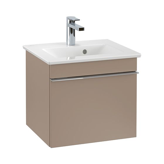 Villeroy & Boch Waschtischunterschrank Venticello 01 466x420x425mm 1 Auszug, Waschtisch mittig, Glossy Grey