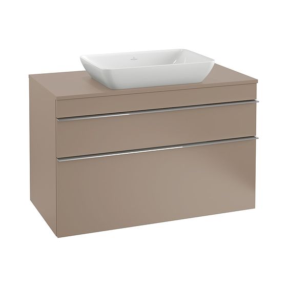 Villeroy & Boch Waschtischunterschrank Venticello 05 957x606x502mm 2 Auszüge, Waschtisch mittig, Stone Oak