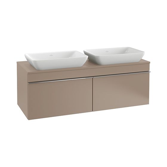 Villeroy & Boch Waschtischunterschrank Venticello 02 1257x436x502mm 2 Auszüge, für 2 Waschbecken Arizona Oak